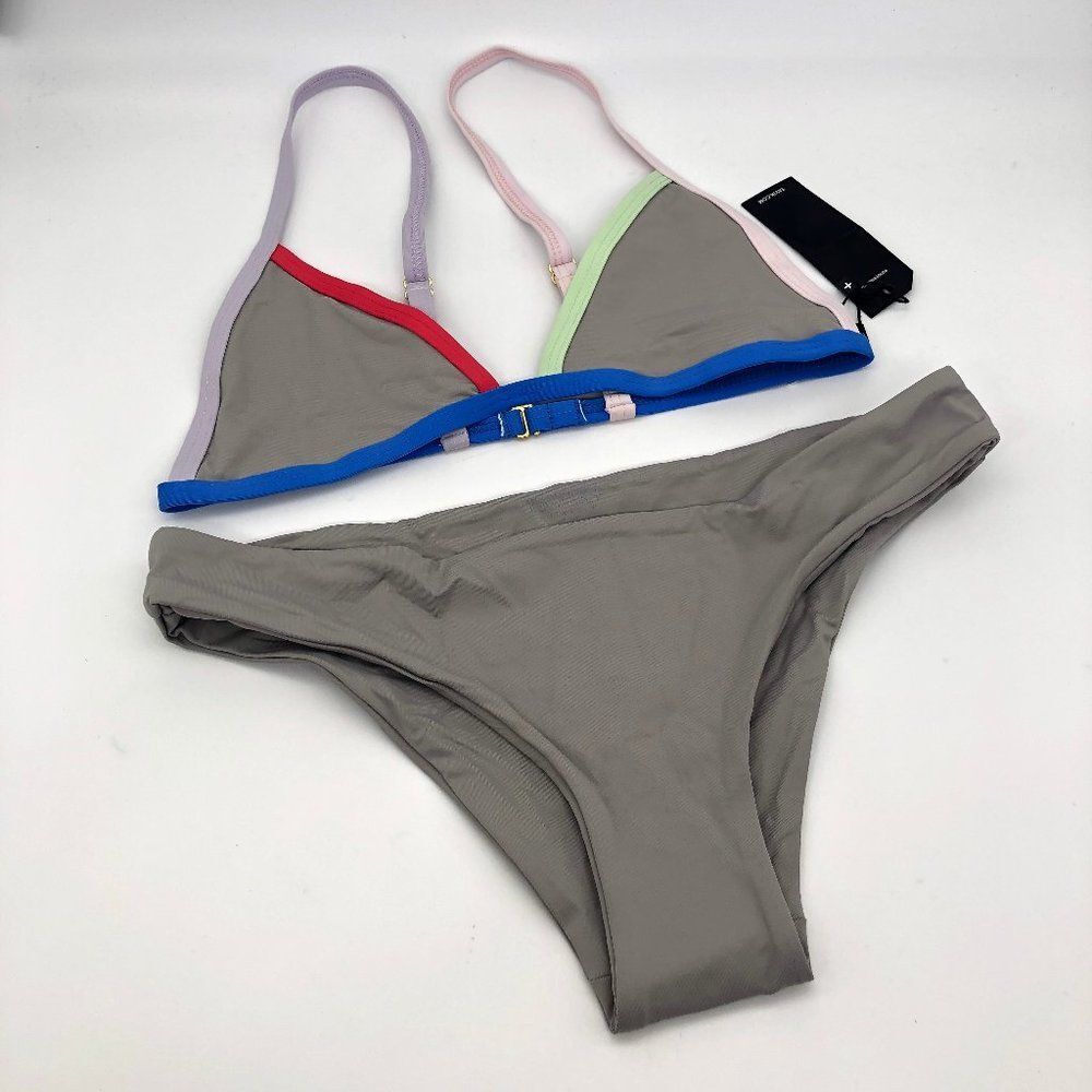 New Tavik Taupe Brown Bikini - Size S